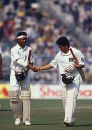 Vinod Kambli with best friend Sachin Tendulkar